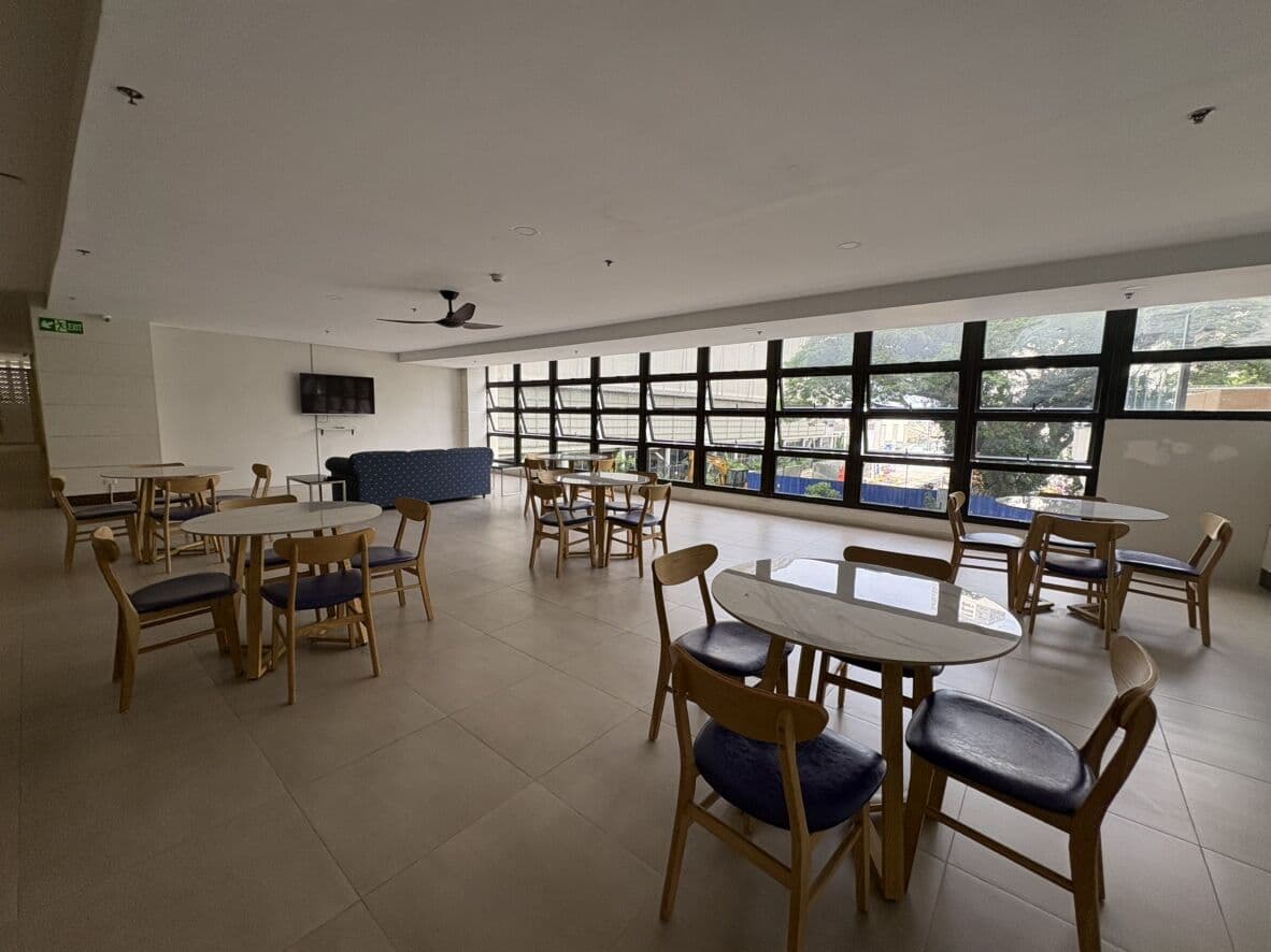 A shared space inside the facility