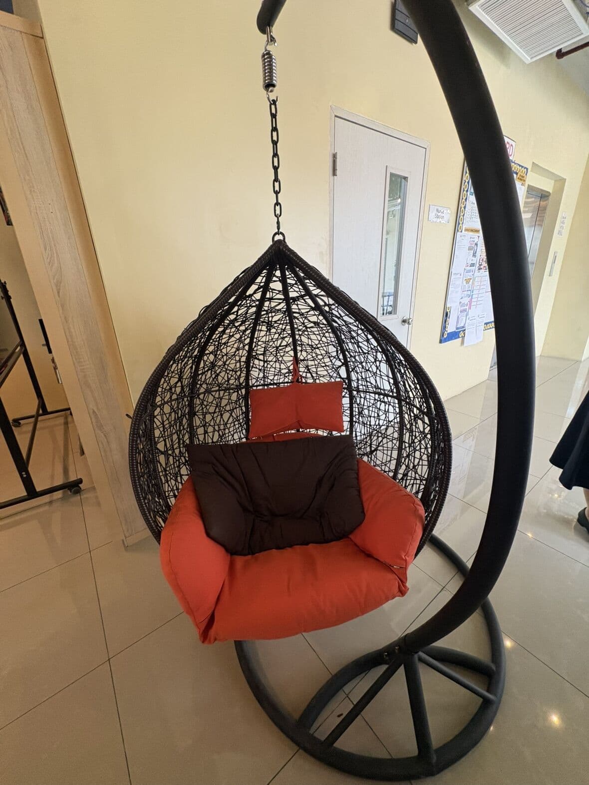Relaxation chairs inside the facility