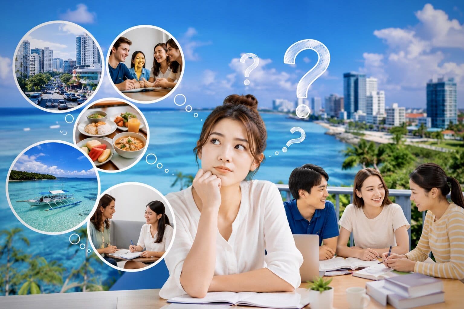宿务留学的传闻是真的吗?——工作人员实地探访,如实验证人多、难交友、饮食不合等说法