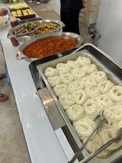 The school's buffet-style meals