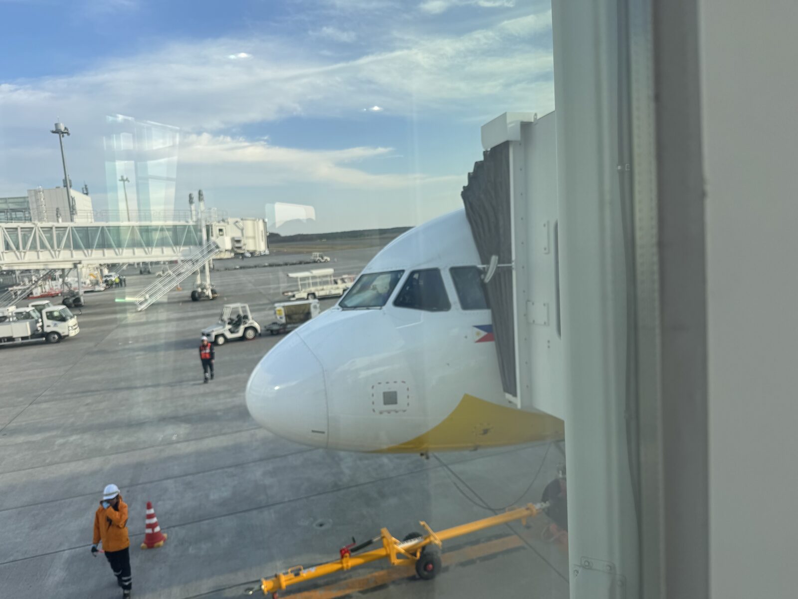 A Cebu Pacific aircraft on the tarmac